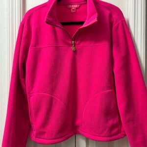 Lilly Pulitzer Pink Fleece Pullover